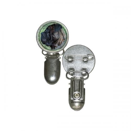 Nummerlappshållare med Bullmastiff