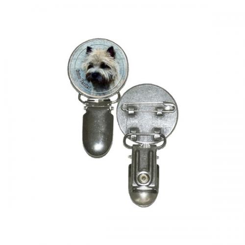 Nummerlappshållare med Cairnterrier