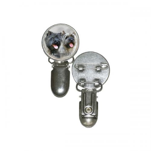 Nummerlappshållare med Cairnterrier