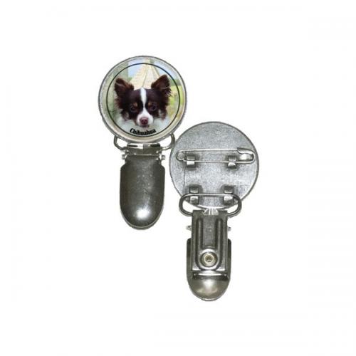 Nummerlappshållare med Chihuahua