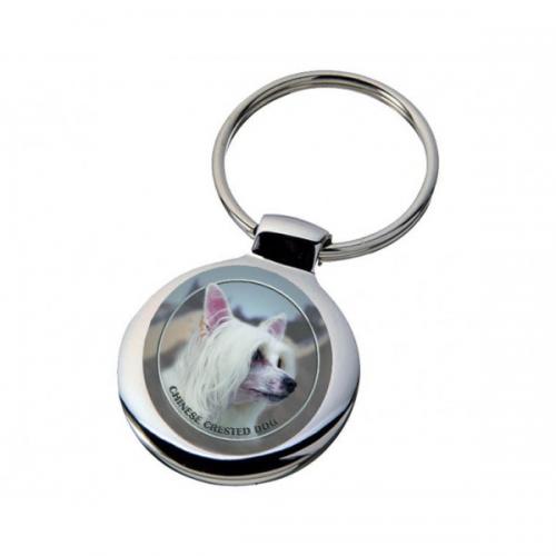 Nyckelring med Chinese Crested