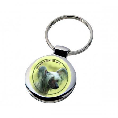 Nyckelring med Chinese Crested