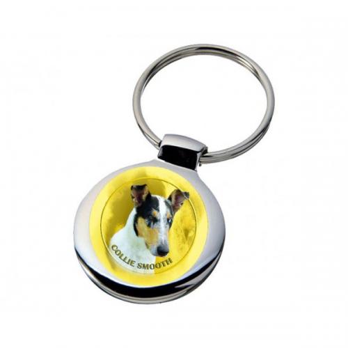 Nyckelring med Korthårig Collie