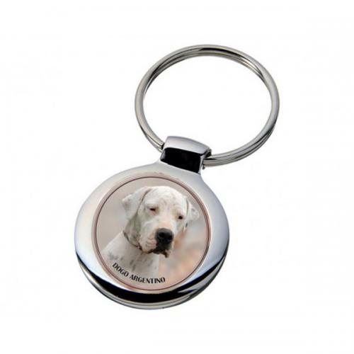 Nyckelring med Dogo Argentino