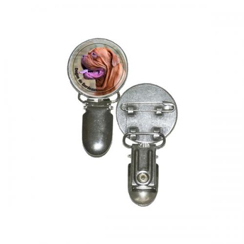 Nummerlappshållare med Dogue de Bordeaux