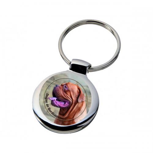 Nyckelring med Dogue de Bordeaux