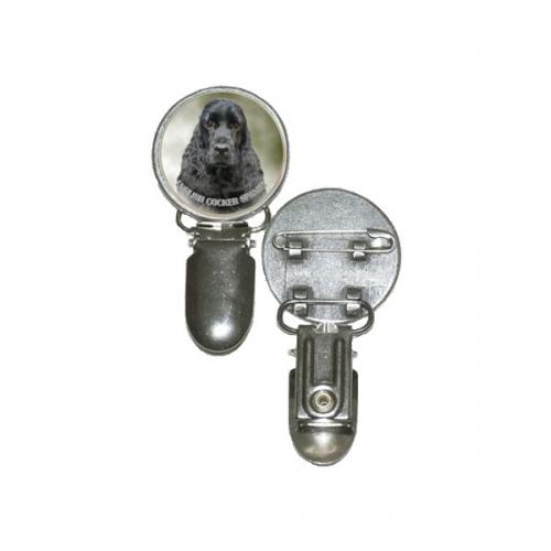 Nummerlappshållare med Cocker Spaniel