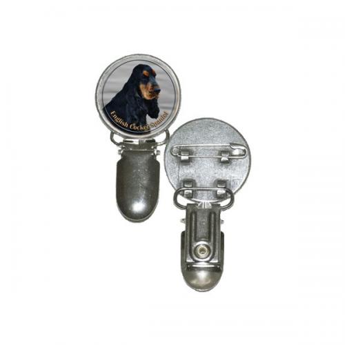 Nummerlappshållare med Cocker Spaniel