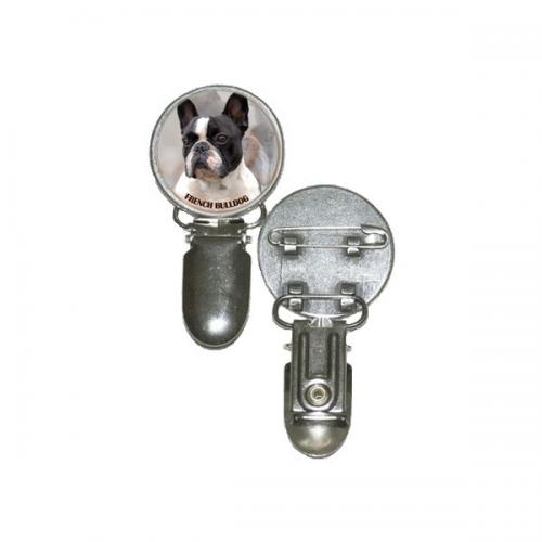 Nummerlappshållare med Fransk Bulldogg