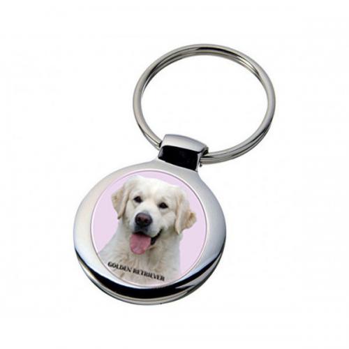 Nyckelring med Golden Retriever