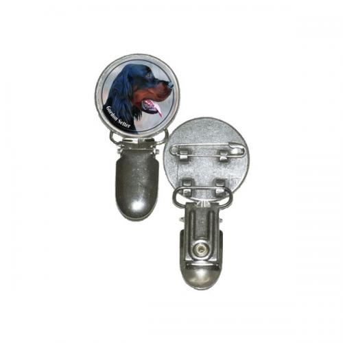 Nummerlappshållare med Gordonsetter