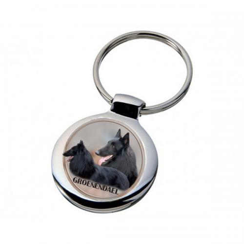 Nyckelring med Groenendael