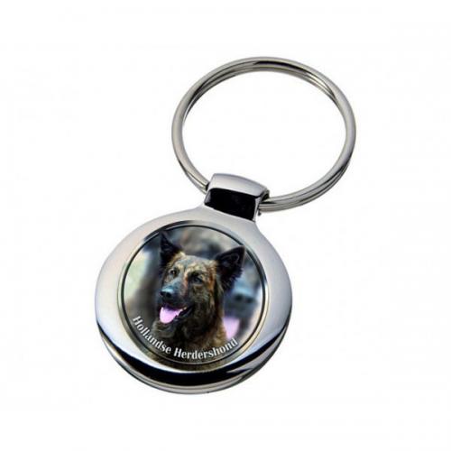 Nyckelring med Hollandse Herdershond