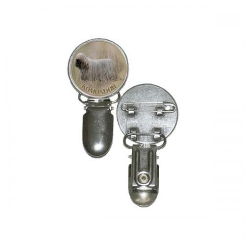 Nummerlappshållare med Komondor