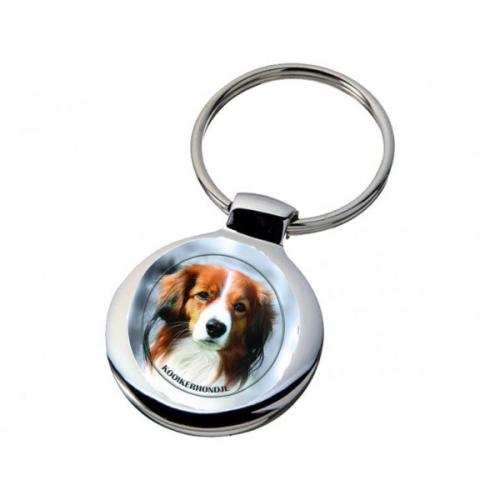 Nyckelring med Kooikerhondje