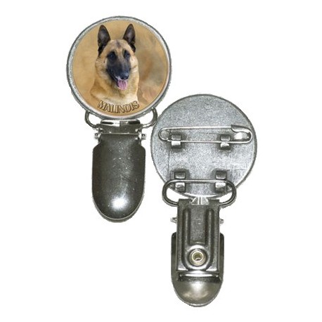 Nummerlappshållare med Malinois