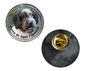 Pin med Perro de Agua Espanol