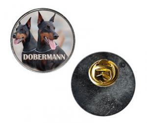 Pin med Dobermann
