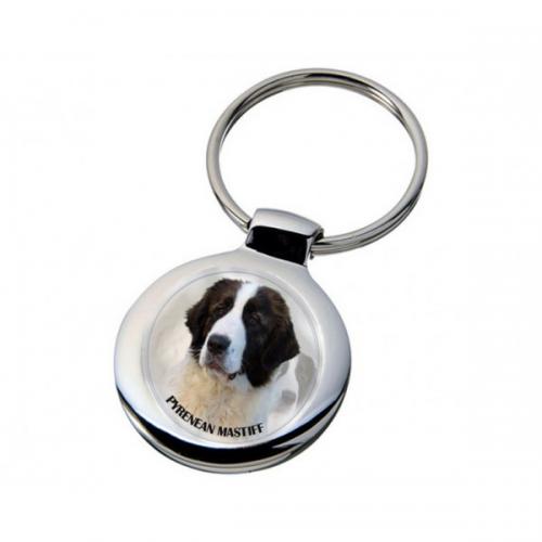 Nyckelring med Pyreneisk Mastiff