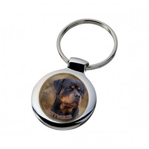 Nyckelring med Rottweiler