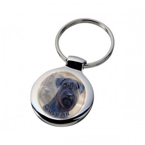 Nyckelring med Schnauzer