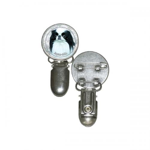 Nummerlappshållare med Japanese Chin