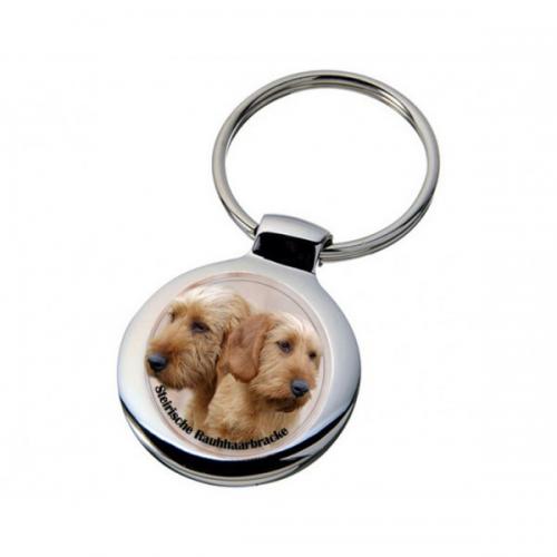 Nyckelring med Griffon Fauve de Bretagne