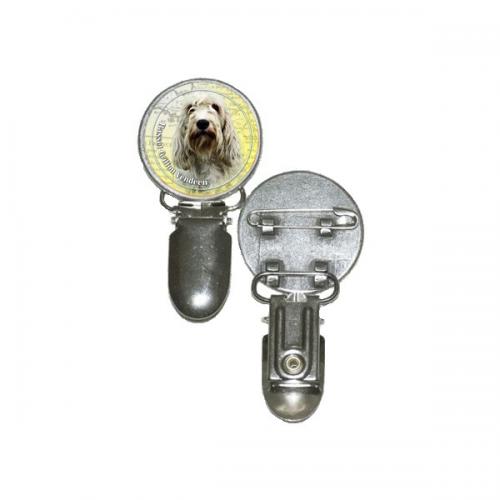 Nummerlappshållare med Petit Basset Griffon Vendéen