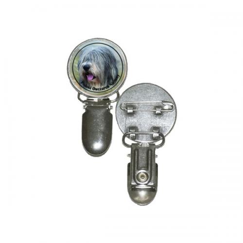 Nummerlappshållare med Polski Owczarek Nizinny