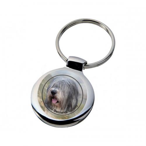 Nyckelring med Polski Owczarek Nizinny