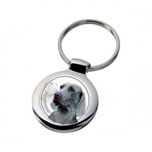 Nyckelring med Weimaraner