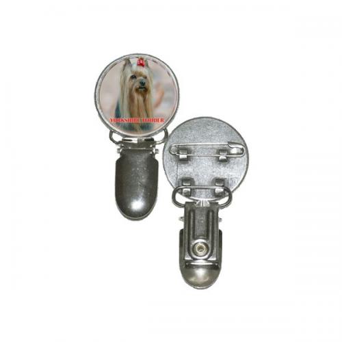 Nummerlappshållare med Yorkshireterrier