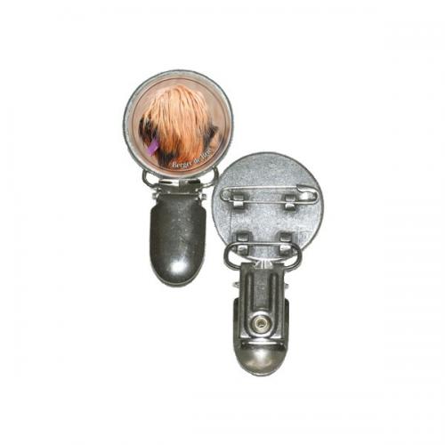 Nummerlappshållare med Briard