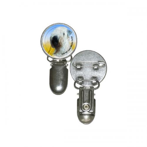 Nummerlappshållare med Irish Softcoated Wheaten Terrier