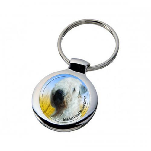 Nyckelring med Irish Softcoated Wheaten Terrier