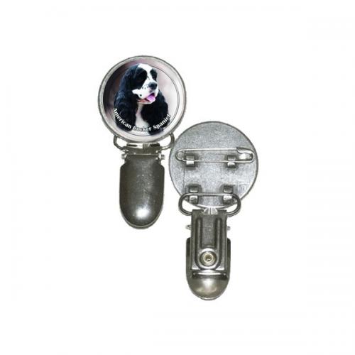 Nummerlappshållare med Amerikansk Cocker Spaniel