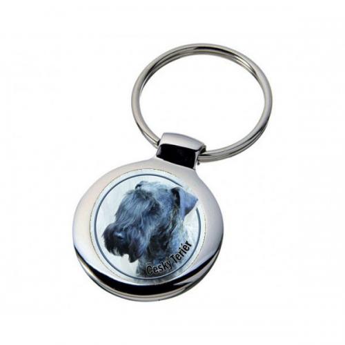 Nyckelring med Ceskyterrier
