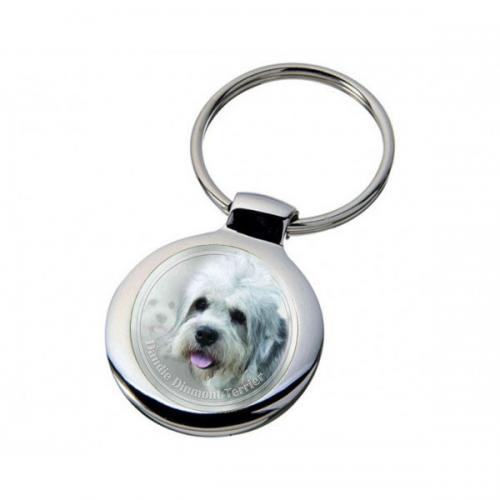 Nyckelring med Dandie Dinmont Terrier