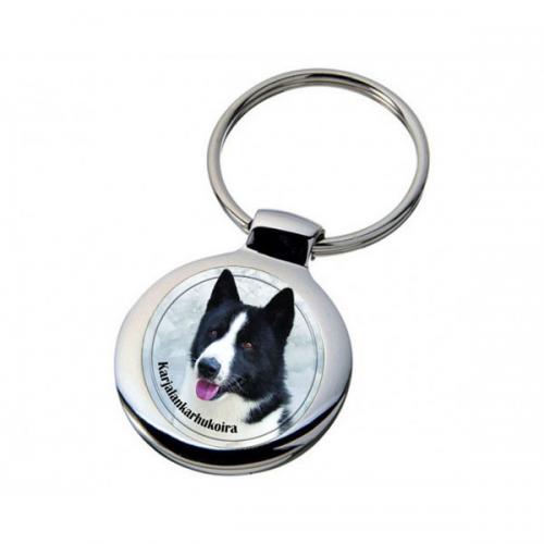 Nyckelring med Karelsk Björnhund