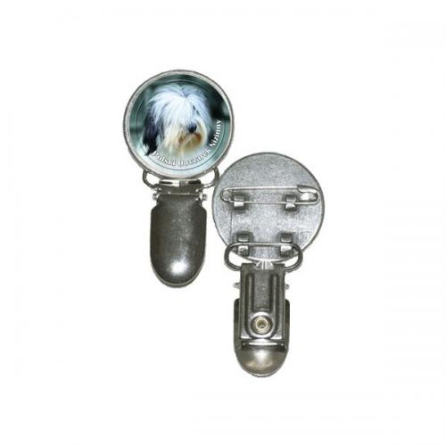 Nummerlappshållare med Polski Owczarek Nizinny