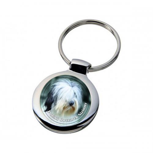 Nyckelring med Polski Owczarek Nizinny