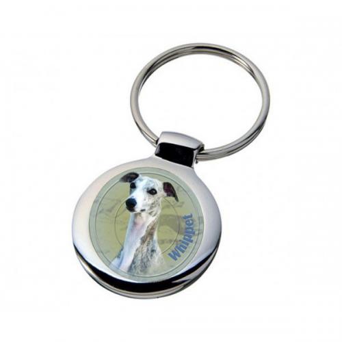 Nyckelring med Whippet