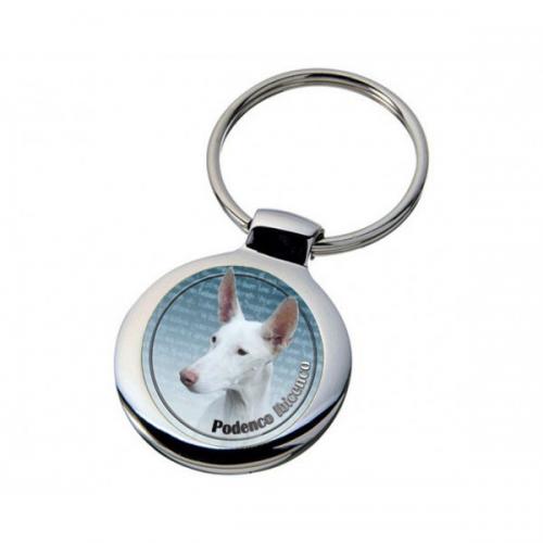 Nyckelring med Podenco Ibicenco