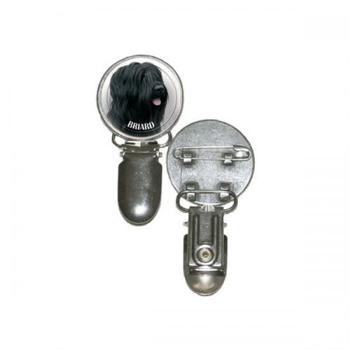 Nummerlappshållare med Briard