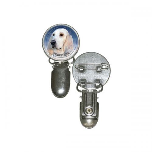 Nummerlappshållare med Porcelaine