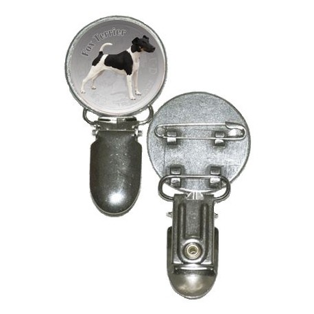 Nummerlappshållare med Foxterrier