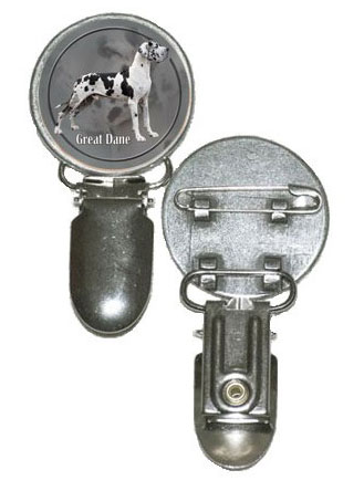 Nummerlappshållare med Grand Danois