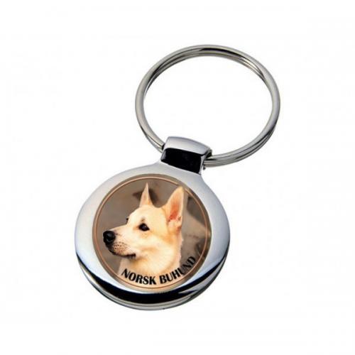 Nyckelring med Norsk Buhund