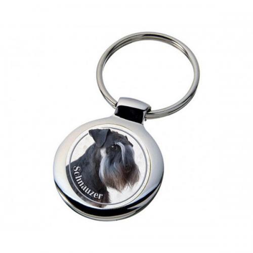Nyckelring med Schnauzer