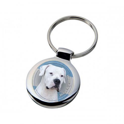 Nyckelring med Dogo Argentino